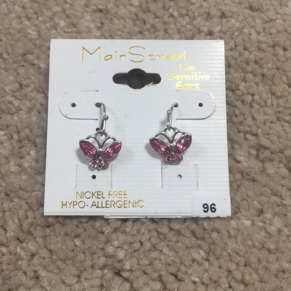 MainStreet butterfly earrings